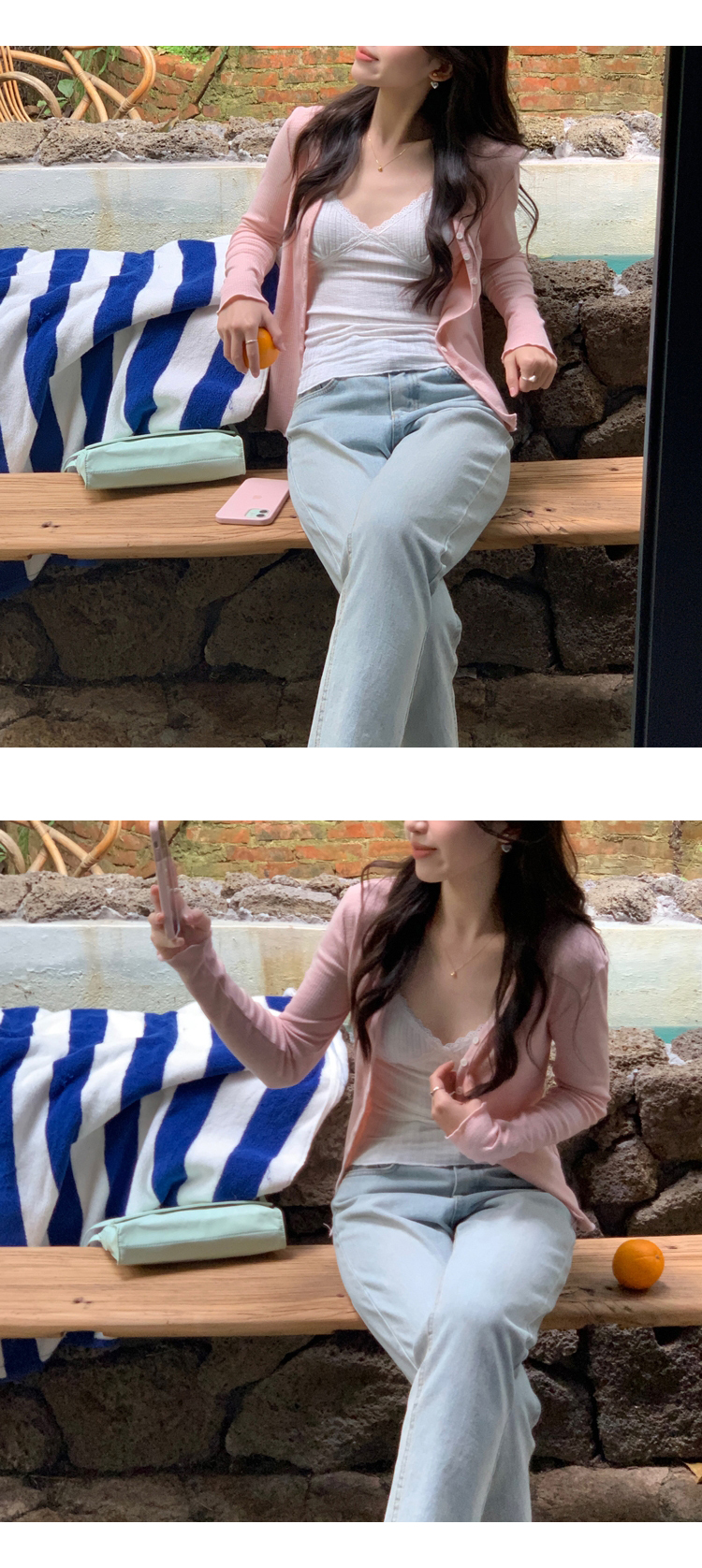 [ONN/ [T274]레이스 골지 끈나시/루즈핏/군살커버/프리미엄 소재/데일리/필수템/소프트한/이너웨어