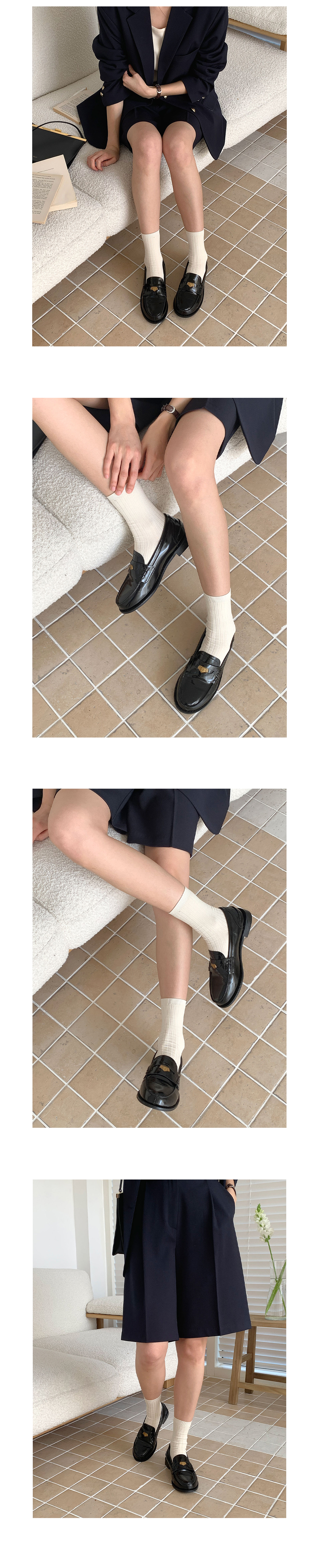 [LUC]IM.5004 (2color) 코인 슬립온 페니로퍼(3cm)/여성 단화/오피스룩/신입생화/부드러운