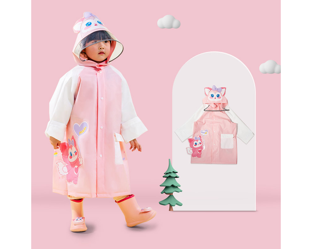 [DOO]47986370 동물친구 우비 캐릭터 비옷 어린이 유치원 남아 여아 상어 공룡 여우 유니콘 천사 날개