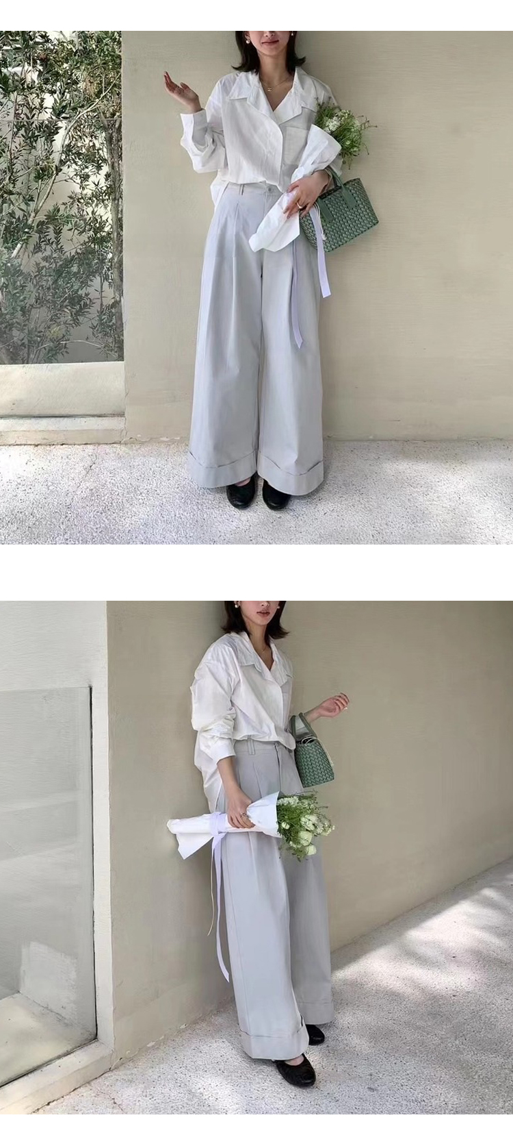 [ONN/ [ST148]루즈핏 포켓 셔츠 카라넥 클래식 프론트 버튼 오픈 클로징 데일리룩 오피스룩 모던 남방