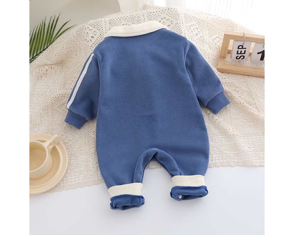 [DOO]63838156 유아 돌복 외출복 카라배색 베이비 롬퍼 우주복