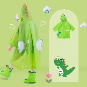 [DOO]47986370 동물친구 우비 캐릭터 비옷 어린이 유치원 남아 여아 상어 공룡 여우 유니콘 천사 날개