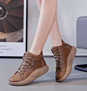 DOO44849767미끄럼 방지 여성 4cm 키높이 스티커즈 하이탑 운동화 프리미엄 캔버스 워킹화 편한 착용감